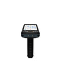 Rock Solid Android 12 Barcode Scanner With Pistol Grip Built Tough PDA handheld mobile computer, front view with touchscreen.