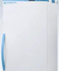 Top Shelf 24 Inch Stacked All Refrigerator And All Freezer Combo Compact Footprint Fits Tight Spaces Digital Temp Control Medical Grade Storage, white unit.