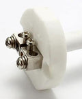 Close-up of K Type Thermocouple Block Ceramic Kiln Insulator Kiln Probe For High Temperature Readings -58 To 2372 F -50 To 1300 C