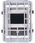 Rock Solid Heavy Duty Steel Wire Smoke Beam Guard For System Sensors DS240 And DS241 top view showing white coated steel design.