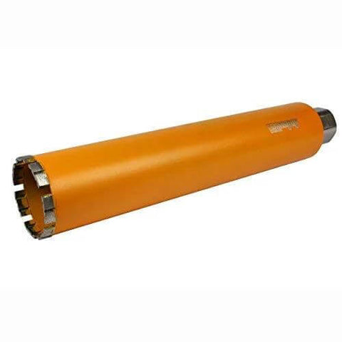 Archer PRO 3-inch diamond turbo core drill bit with 1-1/4 in. -7 arbor, orange body
