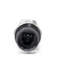 End view of 100 Psi Pressure Sensor Transducer With 1 Eighth Inch NPT, Rugged Stainless Steel Body, Industrial Grade, High Accuracy