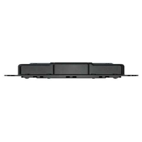 Side view of Four Pack Large Spring Loaded Recessed Steel Handles With Black Powder Coat for case, chest, box, cabinet, speaker enclosure.