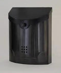 E4 Mailbox Wall Mount Black Pewter Finish Heavy Duty 18 Gauge Brass Construction Large Exterior Mailbox Front View
