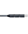 Noga RC2200 large reversible deburring tool holder, side view with knurled metal handle and threaded end