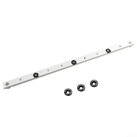 Lightweight Aluminum T Track Slot And Miter Bar Slider For Table Saw 6061 Aluminum Precision Guide Rail For Woodworking Jigs And Fixtures 450mm Miter Bar Built To Last Ready To Roll image showing full slider and separate parts