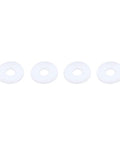 Heavy Duty Eyebolt Lashing Ring Kit For Hoists And Hauling, Expansion Bolts With Threaded Lifting Rings, Cargo Securement Fasteners, Replacement Lashing Gear For Industrial Transport, four white washers