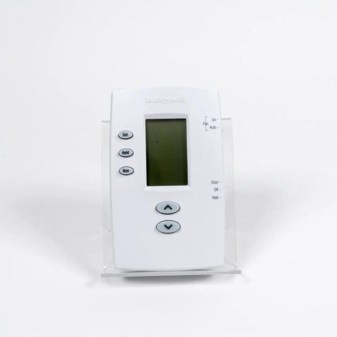 Pro 2000 Vertical Programmable Thermostat with backlit display, front view