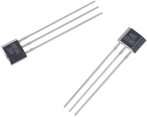 Set Of 10 Hall Effect Linear Sensors For Pro Grade Proximity And Position Sensing With Linear Voltage Output Proportional To Magnetic Field Strength