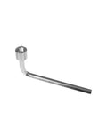 Pro Grade Bicycle Chainring Bolt Nut Wrench L Type Spanner For Road And Mountain Bikes in stainless steel, side view