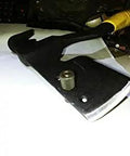 Heavy Duty Magnetic Roofing Hatchet Hammer With Killer Magnet And Rock Solid All Steel Build Perfect For Pros Slapping Shingles And Yanking Nails With Ease on a table.