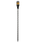 Rock Carbide SDS Plus Hammer Drill Bit, 3/4 Inch by 22 Inch by 24 Inch, Long Life Tip, Elongated Four-Flute Helix displayed vertically