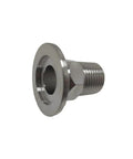 KF-25 To 1/2 Inch PT Male Clamp Adapter ISO KF NW-25 Stainless Steel Pipe Fitting Threaded PT Male To Clamp Leakproof Anti Corrosion