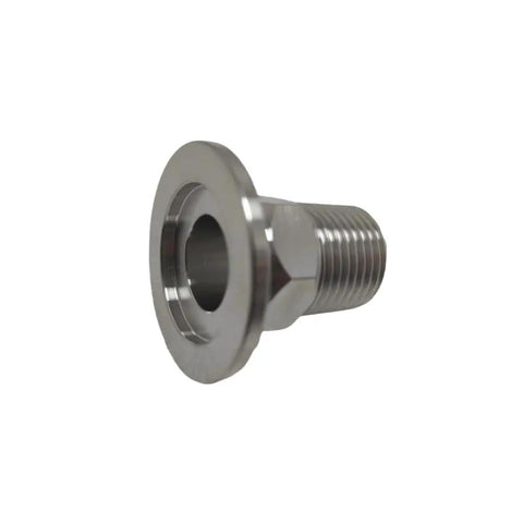 KF-25 To 1/2 Inch PT Male Clamp Adapter ISO KF NW-25 Stainless Steel Pipe Fitting Threaded PT Male To Clamp Leakproof Anti Corrosion
