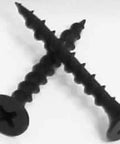 Black High Hardness Drywall Screws 6 x 1-1/4 Inch for Wood and Particle Board Coarse Thread Phillips Drive Bugle Head