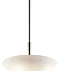 Three Light Semi Flush Mount Ceiling Light In Satin Etched Cased Opal Glass With Olde Bronze Finish, front view