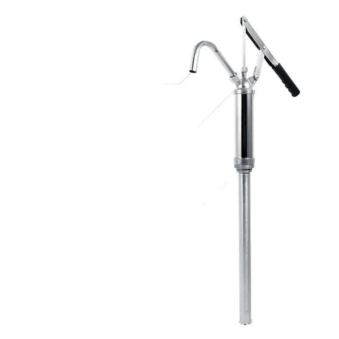 Heavy Duty Lever Action Barrel Drum Pump For Oil Transfer. Hand Operated Extractor Replacement Part Designed To Match Stan Style Specs. Robust Mechanical Component Restore Your Drum Extraction Needs For Hauling Fluids Like A Boss In Your Garage Or