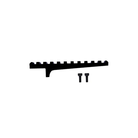 FENRIS Rear Picatinny Rail For Crossbow Black Aluminum No Fuss Easy Install With Screws And Self Locking Washers Adds Tactical Versatility
