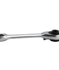 AugustknowU 1/4 Inch Double Ended Ratchet Wrench With 72 Tooth Gear For Ultra Tight Spots, Perfect Mini Hex Key Set Access And Heavy Duty Mechanics Tool Kit In Sleek Silver Finish, silver ratchet wrench