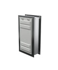 Top Shelf Double Flap Pet Door For Deep Walls Up To 13 Inches Game Changer Insulation blocks cold drafts, heavy duty aluminum frame.