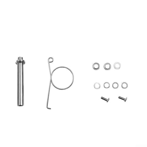 Complete Metal Reel Handle Repair Kit With Silver Bearings, Shaft Hook, Screws And Sleeve For Full Restore Of Damaged Fishing Gear Ready For Next Catch, 10x8cm