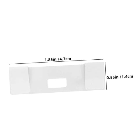 Metal clip from Vertical Blind Repair Kit With Metal Vane Saver Clips 24 Replacement Slats For Window Shades Easy Install