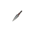 Close-up of 100 125 150 200 Grain Stainless Steel Archery Field Points for Recurve, Compound Bow, and Crossbow Screw In Arrow Tips