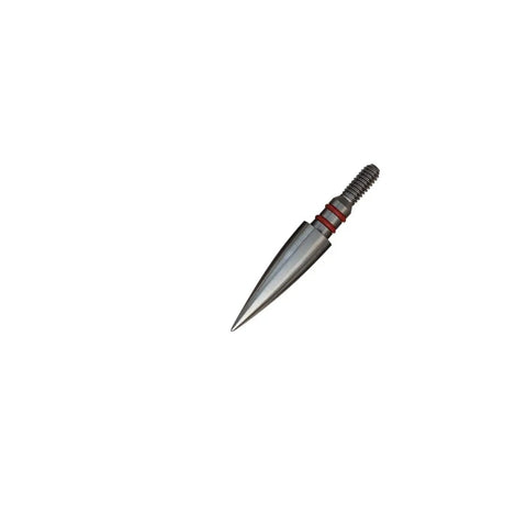 Close-up of 100 125 150 200 Grain Stainless Steel Archery Field Points for Recurve, Compound Bow, and Crossbow Screw In Arrow Tips