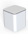 Mini Portable Washing Machine Automatic Compact Laundry Washer Quiet Foldable Frame Lightweight Travel Buddy with silver finish