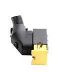Real Deal Ecu Connector Set With Oem Grade Waterproof Housing And Durable Wire Harness Plugs For No Drama Multi Pin Auto Wiring Jobs Plug And Ride Sweet Installation, side view of a 16 pin black and yellow connector.
