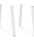 Adjustable Dining Table Legs Set Of 2 For Modern Digs Built To Last Heavy Duty Steel V Shaped Support Levelers For Uneven Floors Easy Install Powder Coated Finish 80 Cm Height Rock Solid Upgrade