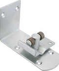 Exact Fit Eliason K0195 Upper Hinge Assembly With 90 Bearing Plate Replacement Part, angle view of metal hinge for seamless compatibility.