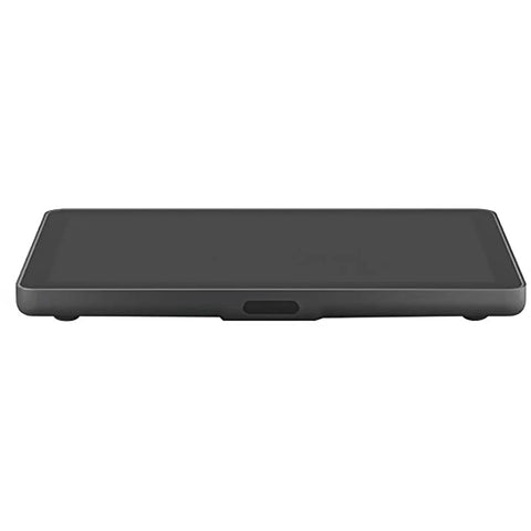 BossLevel All In One Video Conference Hub With Touch Controller Graphite Finish side view showcasing sleek design and touch interface.