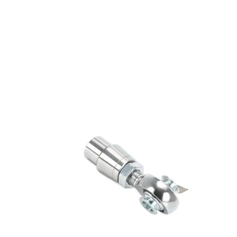 Top Shelf 5/8 Inch Chromoly Steel Heim Joint Rod End Kit With Left And Right Hand Threads, shiny steel joint end with bolt.