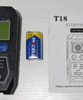 7IN1 Black Stud Finder Wall Scanner by LBO, 13-Sensor Precision Wall Detector with Live AC Wire Detection and user manual.