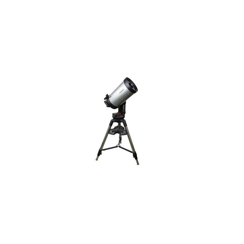 NexStar Evolution 9.25 Inch Schmidt-Cassegrain Telescope With Wireless Smartphone Control on tripod for stargazing.