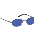 Heavy Duty Shade Three Glassworking Safety Glasses With Rugged Metal Frame Designed For Hot Glass And Lampworking Craftsmen Delivering Killer Color Recognition And Serious Flame Dimming, angled view showcasing polycarbonate lenses.