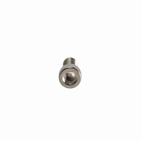 Front view of Seven Sixteenth Inch By Fourteen Threads Per Inch Stainless Steel Socket Head Cap Screw Three Quarter Inch Long