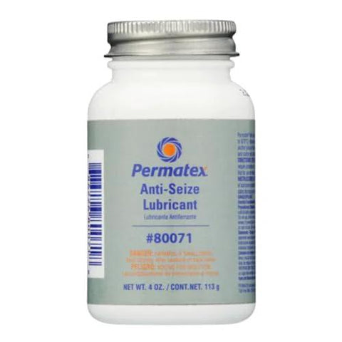 Permatex Anti-Seize Lubricant bottle, 4 oz, brush-top, front view