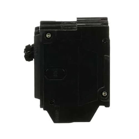 Side view of Single 100 Amp Double-Pole Circuit Breaker 120/240V THQL Load Center GFCI Plug-In Thermal-Magnetic Q-Line