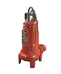 Rock Solid 2Hp Cast Iron Effluent Pump With 208 To 230 Volt Motor Plus 25 Foot Cord And Tight Dual Shaft Seals Featuring 1 Point 5 And 2 Inch Ports Baddass Choice For Heavy Wastewater Hustle, in red, showcasing its durable cast iron build.