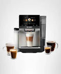 Double Cup Barista Style Home Fully Automatic Coffee Machine With 36 Drink Presets And Touchscreen Controls For Latte