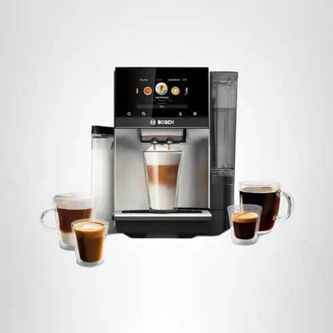 Double Cup Barista Style Home Fully Automatic Coffee Machine With 36 Drink Presets And Touchscreen Controls For Latte