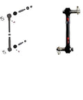 Front Sway Bar Disconnects For Jeep JK JKS 2 Door And 4 Door 2007 2018 Adjustable Quick Disconnect Links disassembled view
