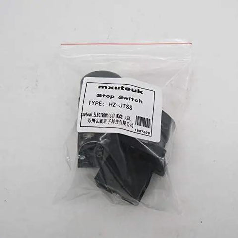 Packaging of Momentary Start Stop Push Button Station With Red Mushroom Emergency Stop Switch 1NC Latching Stop And 1NO Momentary Start HZJTSS