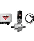 Badass Universal Front Electric Power Steering Kit For Utv With 220 Watt Motor components including motor, control box, and wiring.