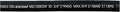Autovo hydraulic hose, close-up view, black with white markings SAE 100R2AT and 3/4 in ID