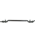 BMW Front Steering Linkage Kit With Drag Link And Outer Tie Rod Ends For 1998 2003 540i 540iT M5 Replacement OE Grade Upgrade For Smooth Handling And Rock Solid Long Lasting Performance, black steel drag link and tie rod ends