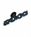 Heavy Duty Cast Iron Drawer Pulls Set Of 2 Five Point Three Inch Long Rustic Vintage Cabinet Handles with Solid Black Finish