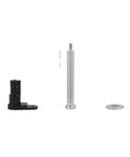 Ford F150 Fuel Door Spring And Hinge Pin Repair Kit FL34-9927936-A Compatible With 2009 2010 2011 2012 2013 2014 Models, No-Fuss DIY Replacement With Spring And Hinge Pin For Smooth, Reliable Fuel Door Function. black and silver fuel door spring, hinge pin, and washer parts